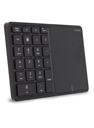 2.4G Wireless Numeric Keypad with Touchpad, 22 Keys Portable Bluetooth Number Pad, Financial Accounting USB C Rechargeable Number KeyboardBlack - pzsku/ZBD34A14A390FD3658888Z/45/_/1728416793/98c5d4f9-e6aa-4203-b7e1-3492b304dde5