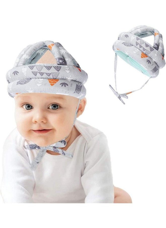 Syga Baby Helmet Toddler Head Protector Upgrade Infant Safety Helmet Hat Breathable Head Drop Protection For Boys Girls Learn To Walk Crawling Adjustable Headguard Protective Productsgrey Forest  - Image 4