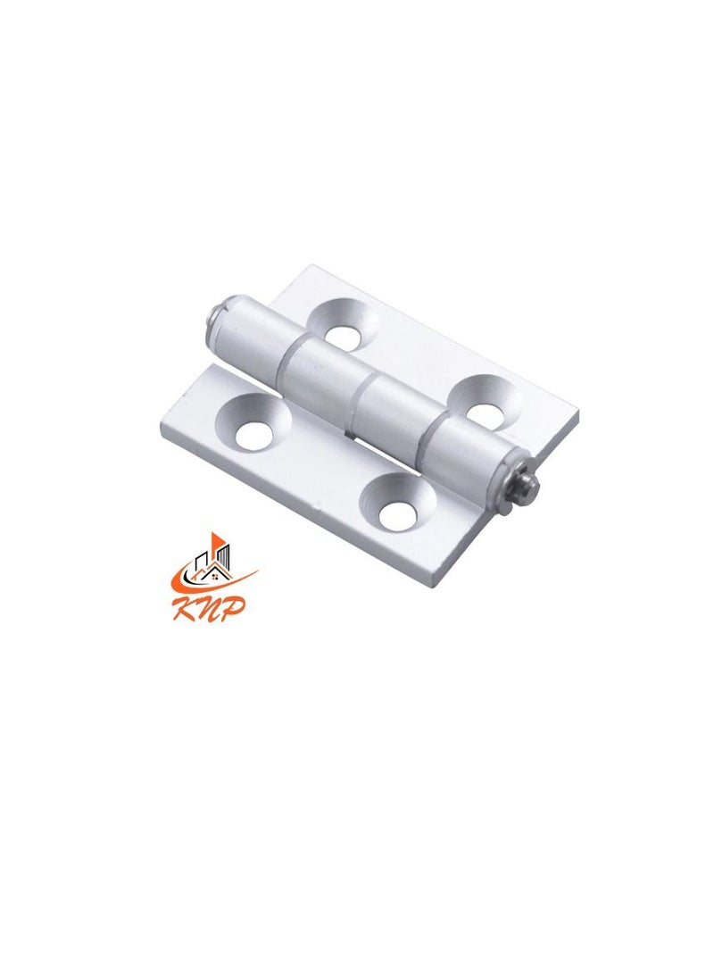 KNP Aluminium Hinges 2" White - 2pcs - Image 1