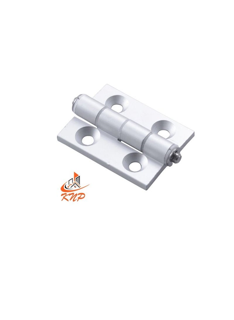 KNP Aluminium Hinges 2" White - 2pcs - Image 3