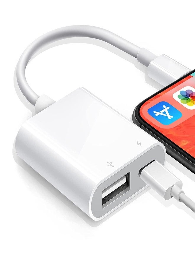 DesofIcon Apple MFi Certified Lightning to USB 3.0 Adapter for iPhone iPad With Charging Port - Supports Flash Drive, Hard Disk, SD Card Reader, Microphone and MIDI - Plug & Play - Image 1