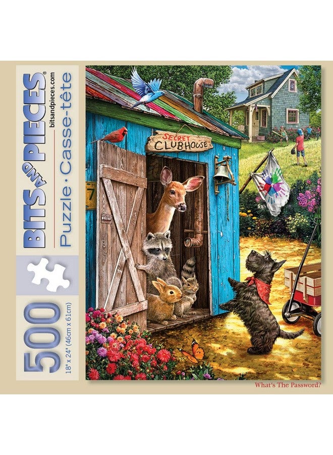 Bits and Pieces - Value Set of Two (2) - 500 Piece Jigsaw Puzzles for Adults - Hide and Seek, What’s The Password Jigsaws by Artist Larry Jones - 18” x 24” - Image 4