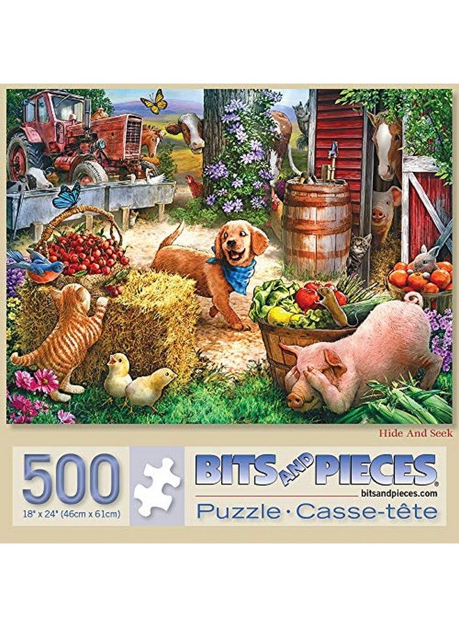 Bits and Pieces - Value Set of Two (2) - 500 Piece Jigsaw Puzzles for Adults - Hide and Seek, What’s The Password Jigsaws by Artist Larry Jones - 18” x 24” - Image 3
