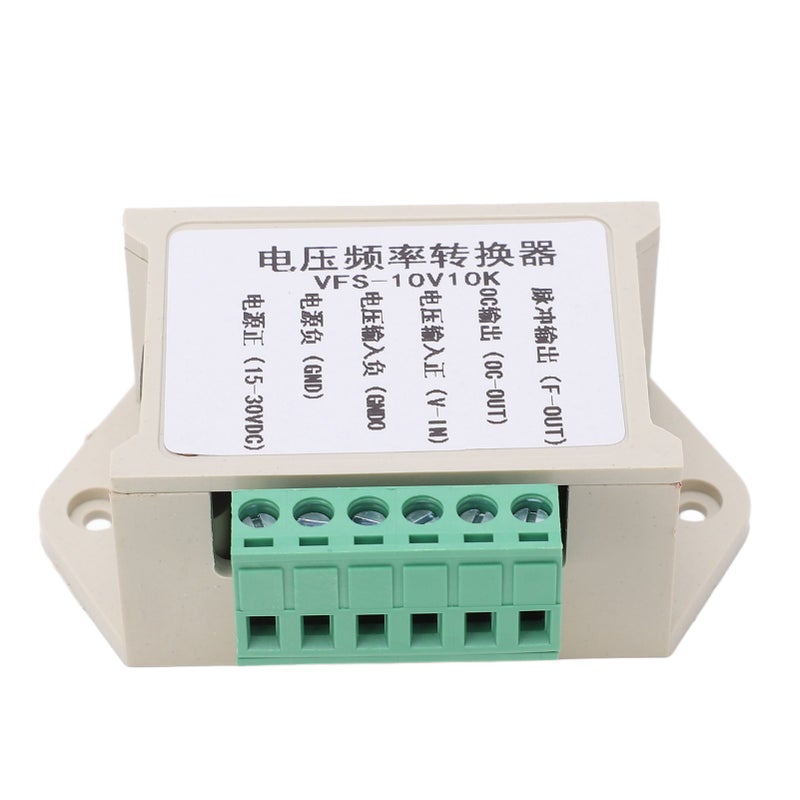 Voltage Frequency Converter Module ABS Housing Signal Conversion Module 0‑10V Input 0‑10KHZ Square Wave Output - Image 1