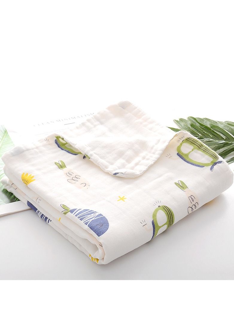 منشفة استحمام مطبوعة برسوم كرتونية من القطن الخالص