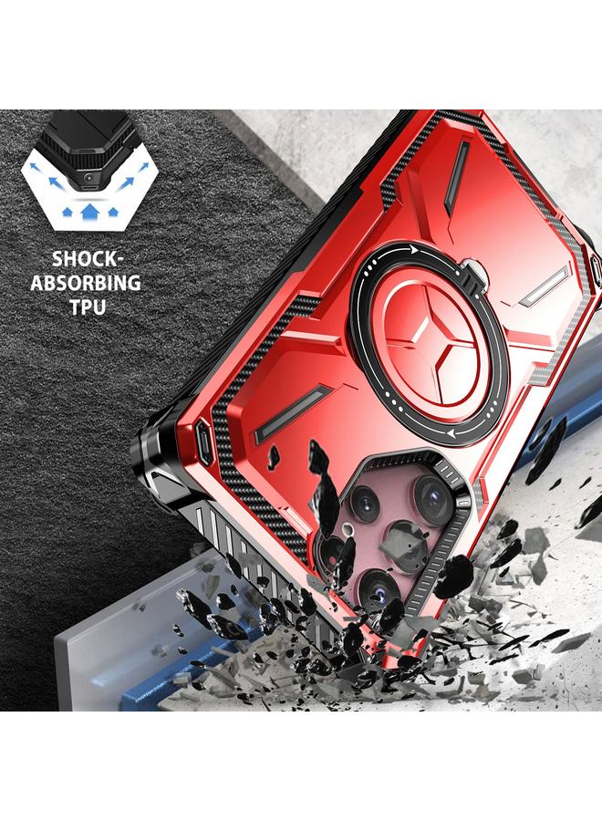 erorex Case For Samsung Galaxy S23 Ultra 5G Armor Series Holder Phone Case with Back Clip - Image 3