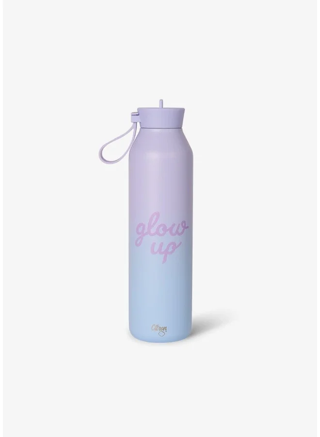 Citron Citron - Glow Up Stainless Steel Vacuum Insulated Water Bottle - Purple Blue - 750 ml