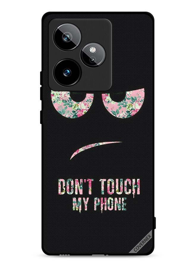 Covernex Realme GT 7 5G Protective Case Cover Don't Touch My Phone Floral