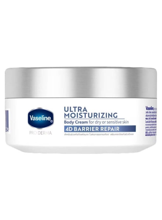 فازلين برو ديرما كريم مرطب للجسم فائق الترطيب، عبوة من 4 قطع، 190 غرام. - Image 2