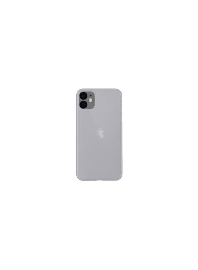 CATANES 2Pack for iPhone 11 Slim Case Ultra Lightweight Frosted Skin Cover Camera Protection Design with Clear Screen Protector White - Image 1