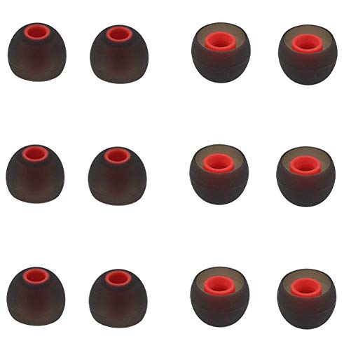 BLLQ 12PCS Replacement Ear Tips Earbuds Eartips Eargels Earpads Silicone Buds for Senso, TOZO, Sony & Other Inner Hole 3.8mm in-Ear Headphones [M] - Image 4