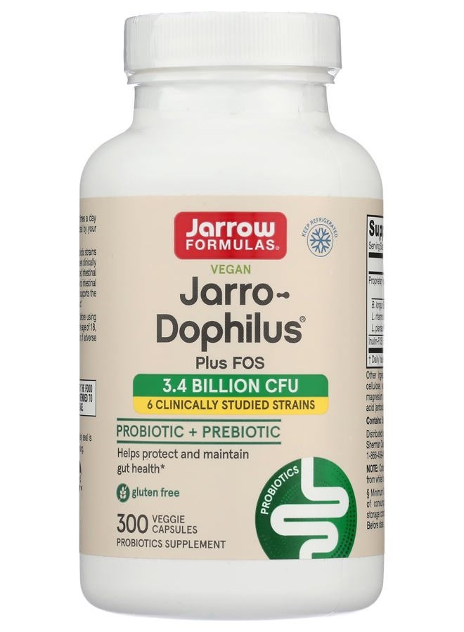 jarrow formulas , Dophilus Plus FOS Capsules, 300 Count - Image 1