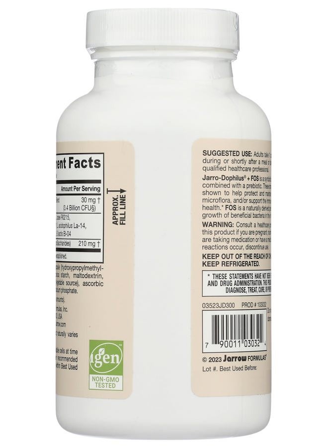 jarrow formulas , Dophilus Plus FOS Capsules, 300 Count - Image 2