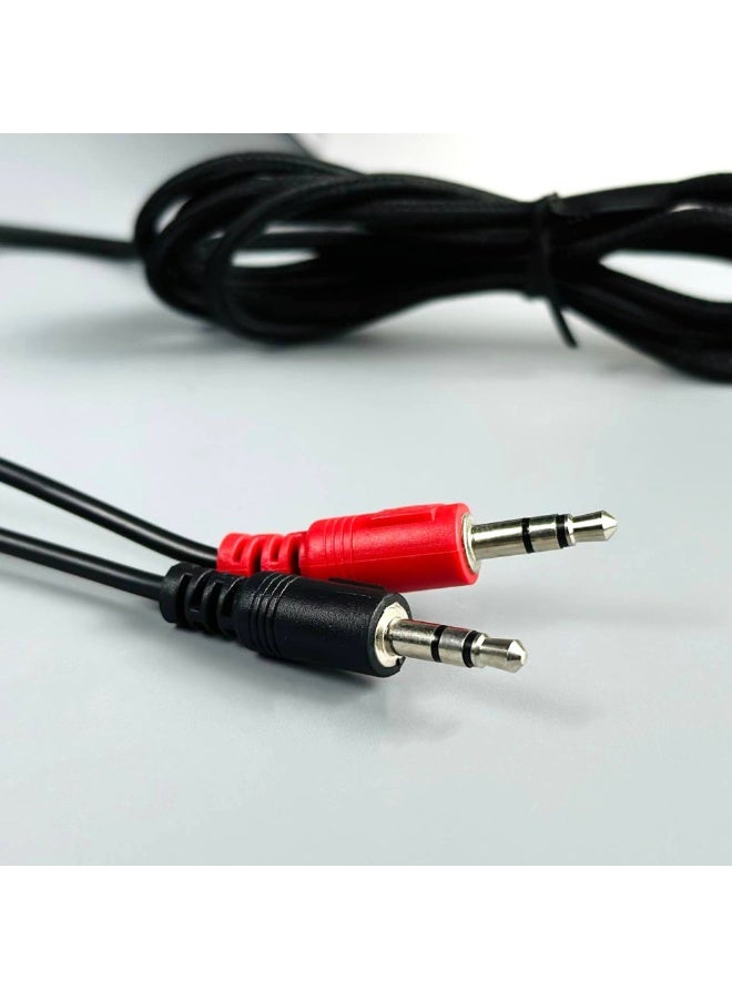 Jedel JD-810 wired computer headphones with microphone (1.7m) - Image 4