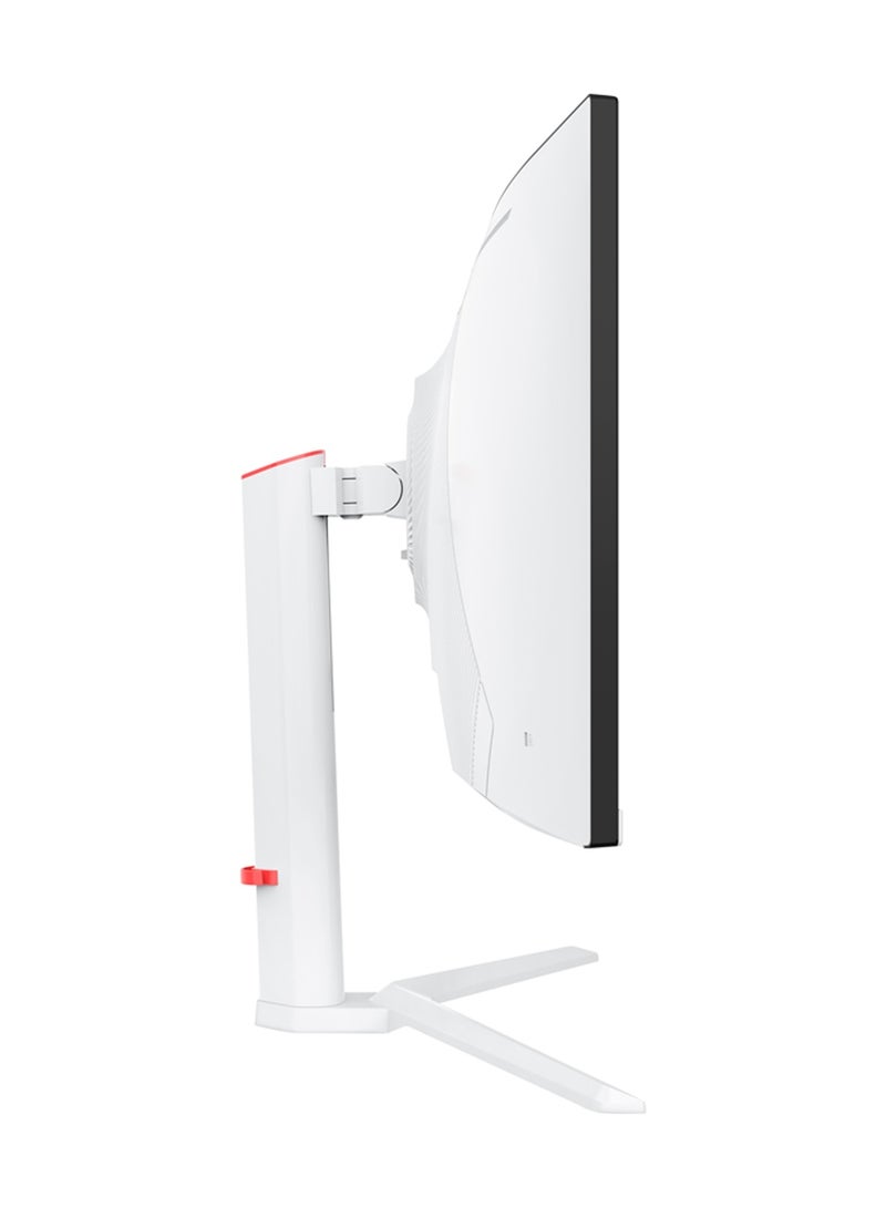 HILUKE 34-Inch Curved Gaming Monitor | UWQHD 3440 x 1440 | 165Hz Refresh Rate | 1ms (MPRT) Response Time | AMD FreeSync Premium | HDR10 | 125% sRGB | 1500R Curvature | HDMI 2.1 (TMDS) x2 | DisplayPort 1.4 x2 | 75x75mm VESA Mount | Ultra-Wide Screen | Gamer Monitor | Low Motion Blur | Eye Care (Flicker-Free/Low Blue Light) | White Design - Image 5