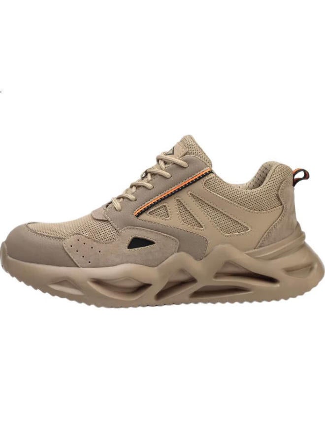 Dinggu Men'S Breathable Labor Protection Shoes For Construction Sites, Anti-Odor, Electrician Insulation, Anti-Smashing, Anti-Stabbing, Steel Toe, Lightweight 1055Mh43 - Image 3