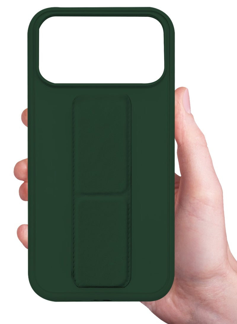 Premium PU Leather Case for iPhone 17 Pro Max with Stand Function Shockproof and Anti Scratch Finger Grip - Image 4