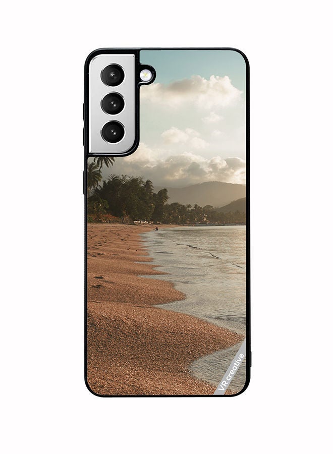 VR CREATIVE Protective Case Cover For Samsung Galaxy S22 Plus 5G Summerside Design Multicolour - Image 1