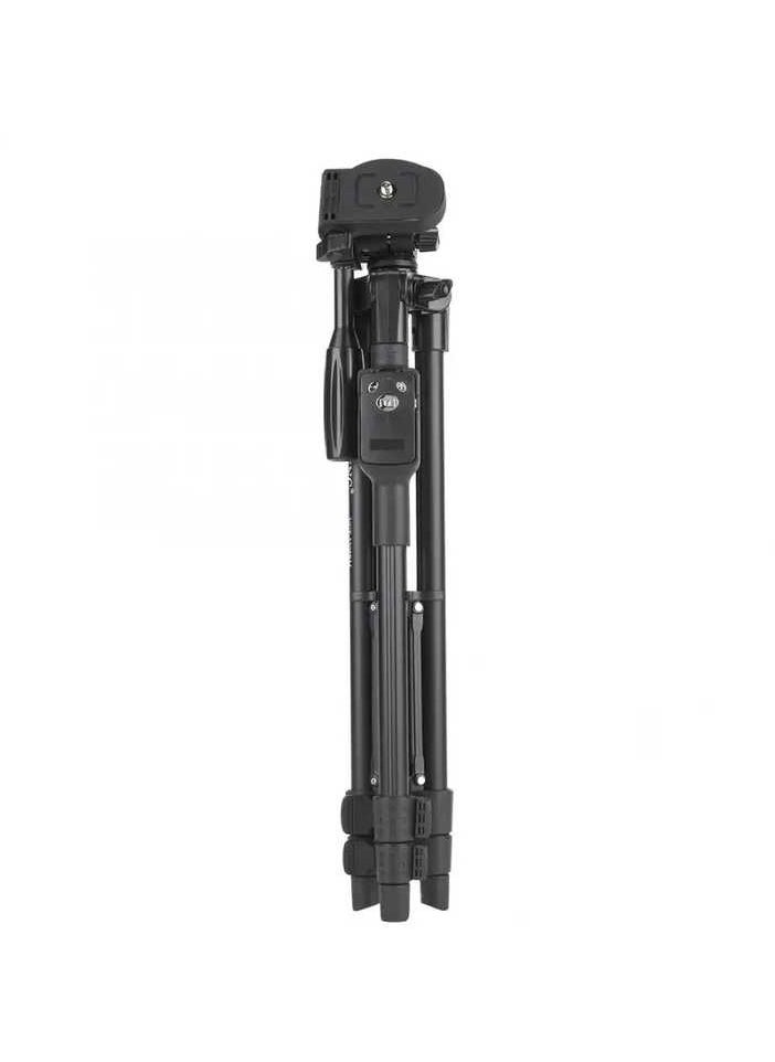 Generic VCT 5208 RM Aluminum Tripod with 3-Way Head & Remote for Camera Phone Holder Clip  - Image 2