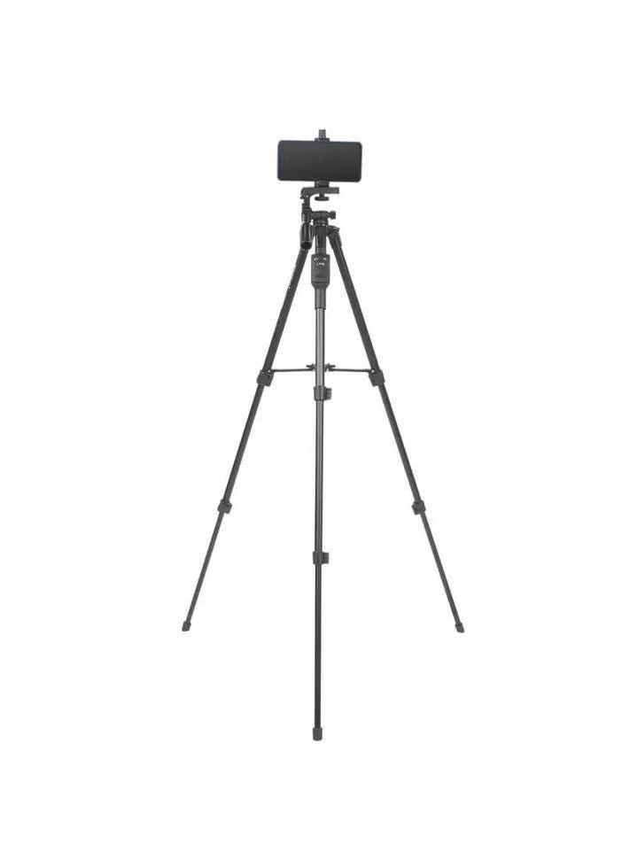 Generic VCT 5208 RM Aluminum Tripod with 3-Way Head & Remote for Camera Phone Holder Clip  - Image 4