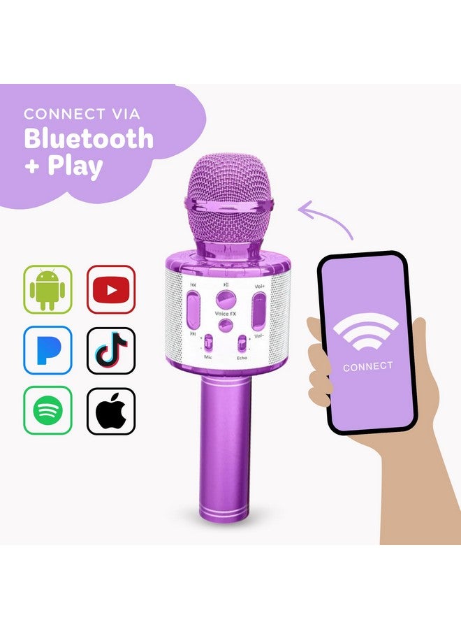 Move2Play, Kids Karaoke Microphone | Includes Pre-Loaded Songs & Bluetooth | Kids Birthday & Easter Gift | Toy for All Ages 2, 3, 4, 5, 6+ Year Old Girls, Boys & Toddlers - Image 3