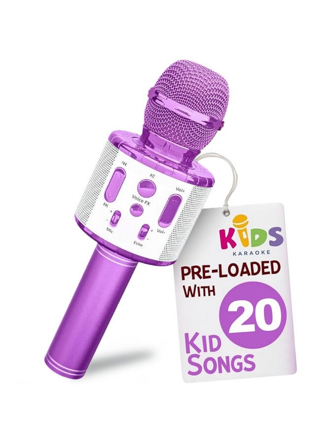 Move2Play, Kids Karaoke Microphone | Includes Pre-Loaded Songs & Bluetooth | Kids Birthday & Easter Gift | Toy for All Ages 2, 3, 4, 5, 6+ Year Old Girls, Boys & Toddlers - Image 1