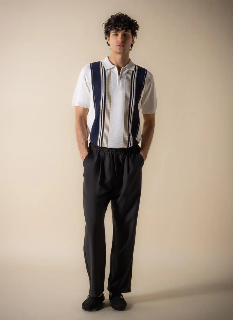 شايبس CONTRAST STRIPE POLO SHIRT