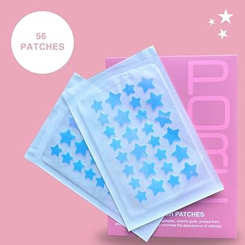 Pore NEW PORE Blemish Pimple Patches Acne Patches Spot Patches for Face Body Hydrocolloid Star Patches with Shimmer Effect Fast Acting Natural Dermatologically Tested Pack of 56 pimple patches - Image 2