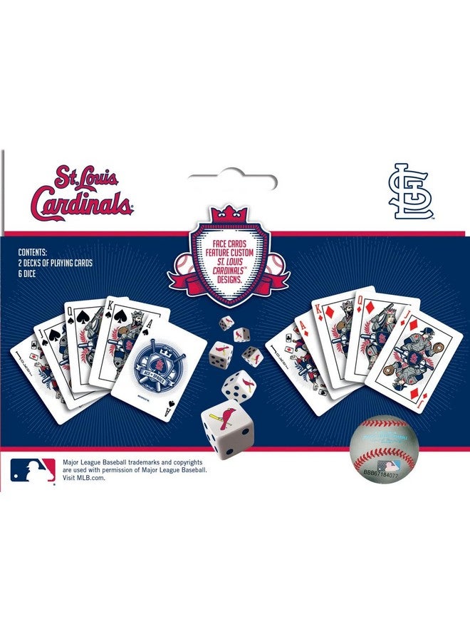 Baby Fanatic Baby Fanatics Slc3230: St. Louis Cardinals 2-Pack Playing Cards & Dice Set - Image 3