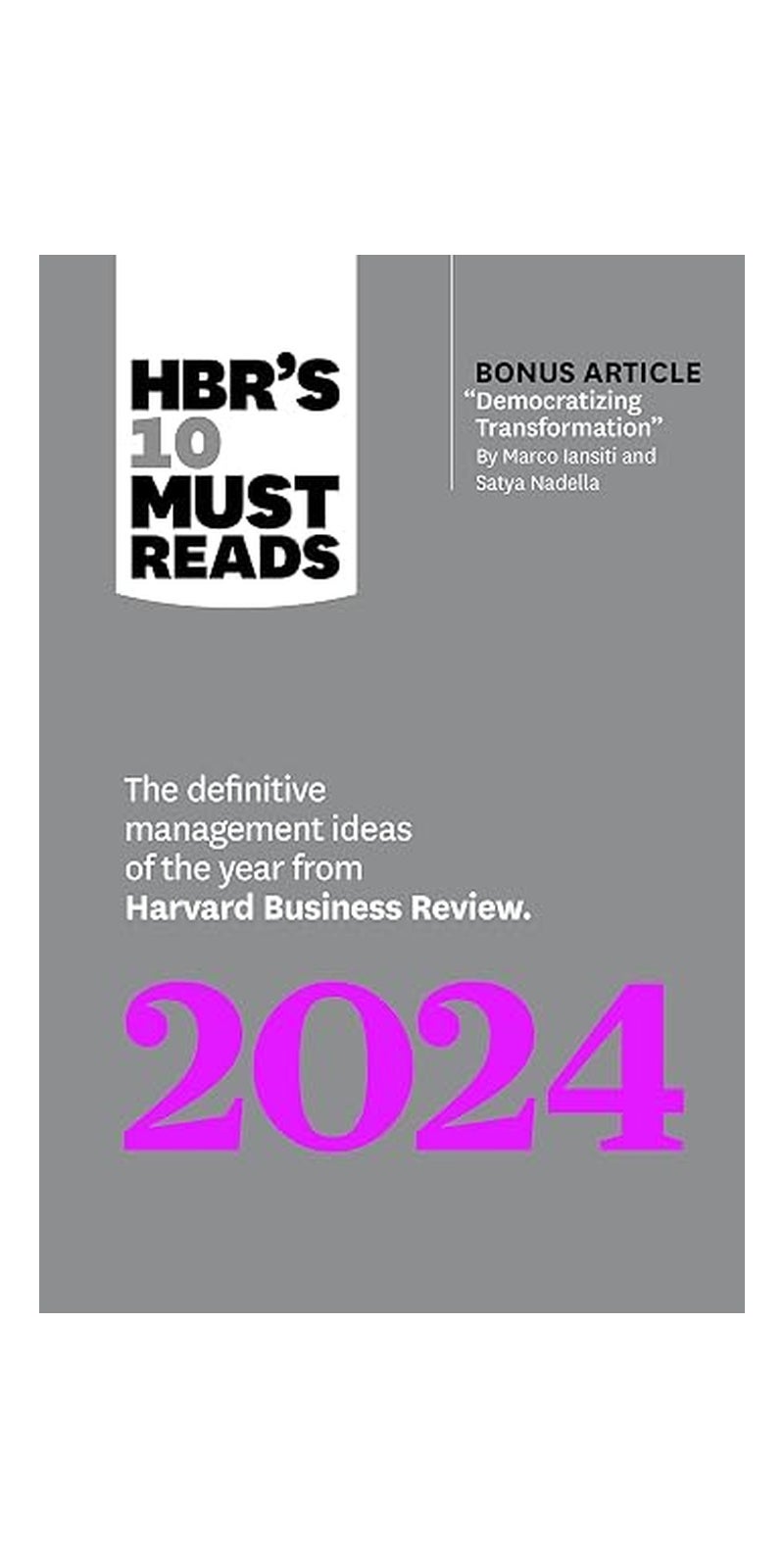 Hbrs 10 Must Reads 2024