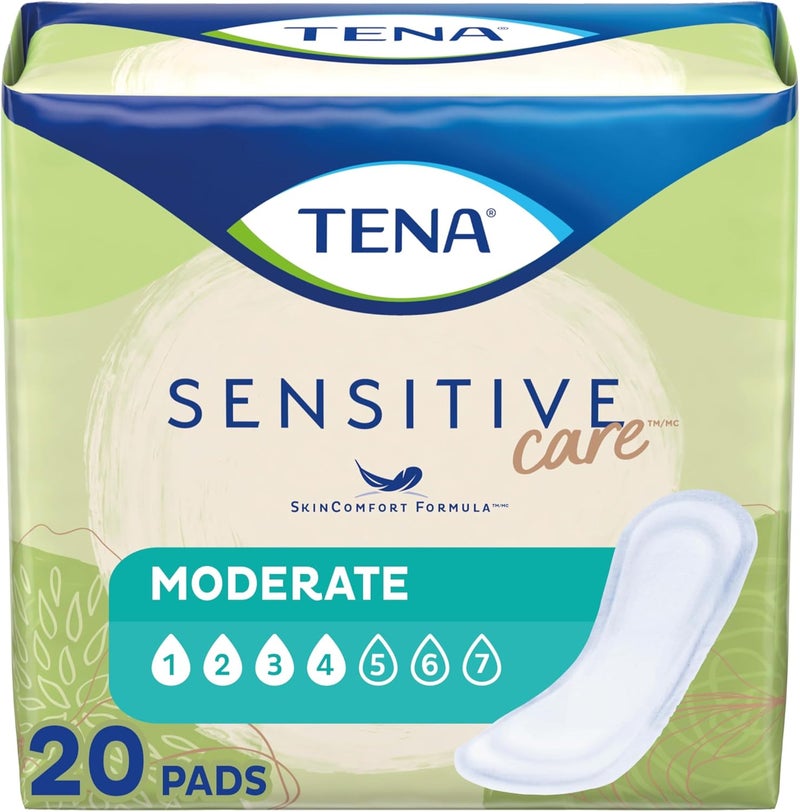 Tena Intimates Moderate Regular Incontinence Pad For Women, 20 Count