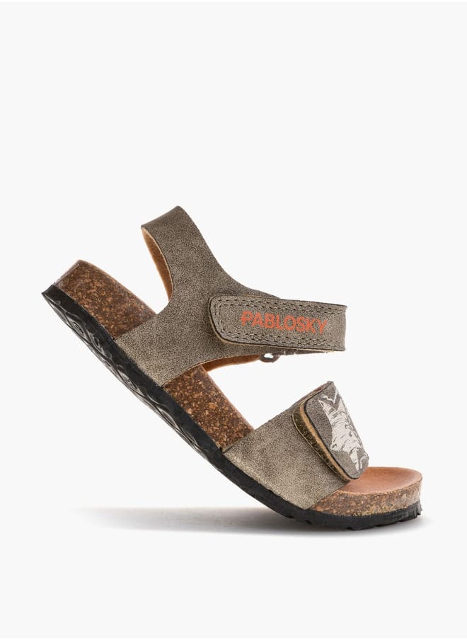 Pablosky Boys Strap Sandals With Hook And Loop Closure  - Image 5