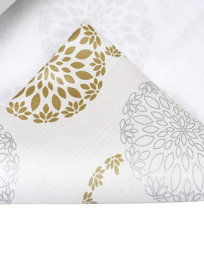 Mopak Decor بطانة رفوف مستطيلة طويلة من موباك ديكور، بطول 4 أمتار، لفة/حصيرة للأدراج، لفة رفوف، حصيرة مطبخ، لفة مطبخ، لفة ألواح، لفة أدراج، حصيرة مانعة للانزلاق، المقاس - 45 × 400 سم - صغير (سودارسان أبيض) - Image 2