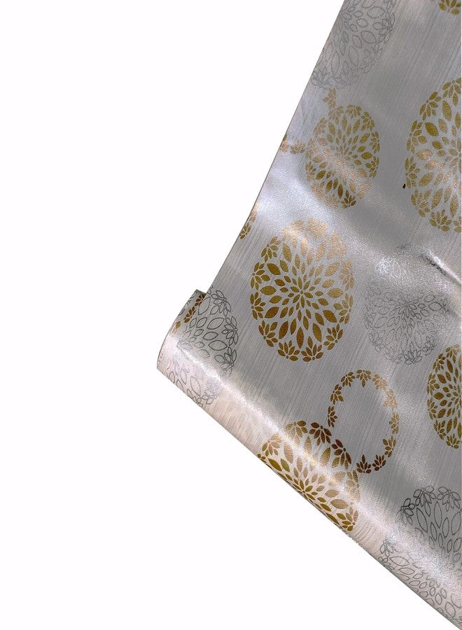 Mopak Decor بطانة رفوف مستطيلة طويلة من موباك ديكور، بطول 4 أمتار، لفة/حصيرة للأدراج، لفة رفوف، حصيرة مطبخ، لفة مطبخ، لفة ألواح، لفة أدراج، حصيرة مانعة للانزلاق، المقاس - 45 × 400 سم - صغير (سودارسان أبيض) - Image 4
