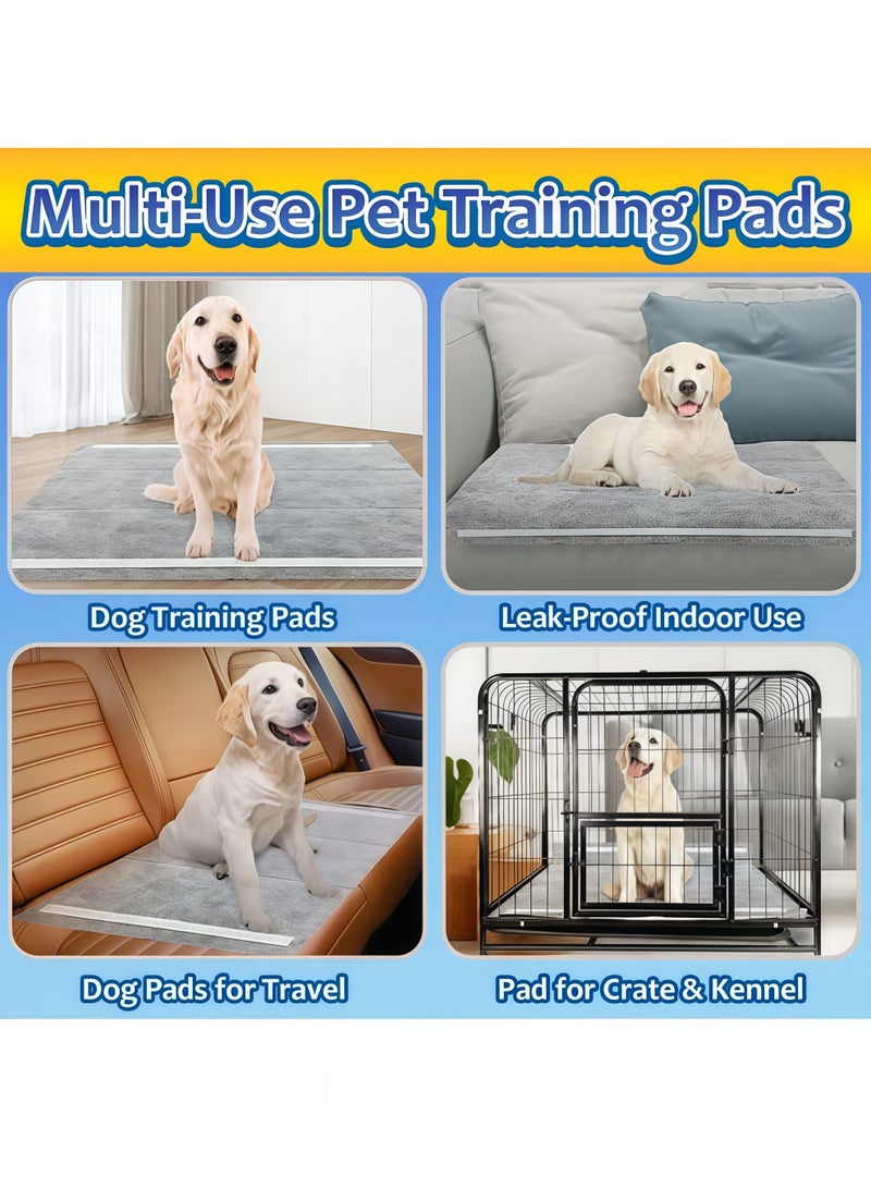 Pet Training Pads,Pet Pee Pad,Extra Large Charcoal Dog Pee Pads 60*60cm,Charcoal Puppy Pads,Super Absorbent & Leak-Proof & Quick Dry Puppy Pads Pet, Training Pads,Disposable Puppy Pads for Puppies Cats Rabbits Pet Pee(Grey,40PCS) - Image 3