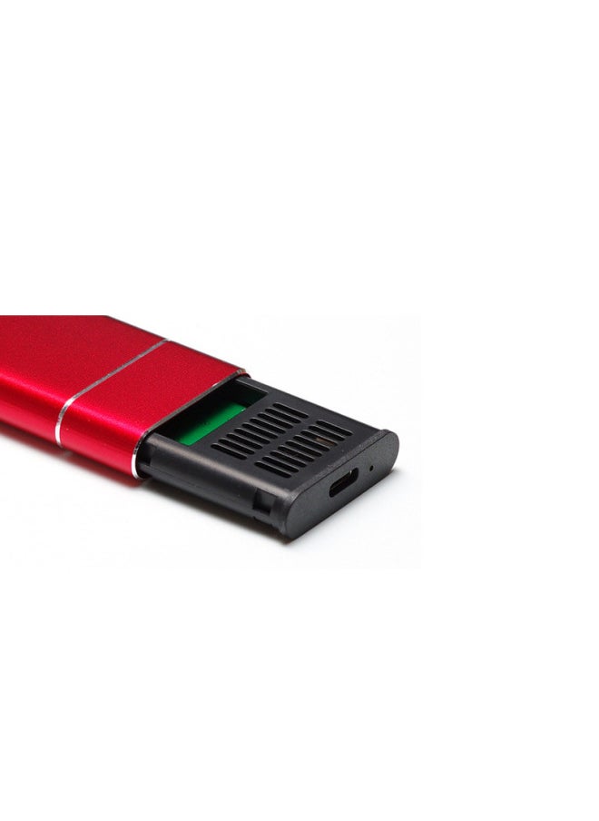 Generic - M.2 Mobile Hard Disk Box NVMe/NGFF Dual Protocol USB3.1/Type-c Interface Solid State Hard Disk Box-Color:M41S Gray-NGFF Protocol - Image 1