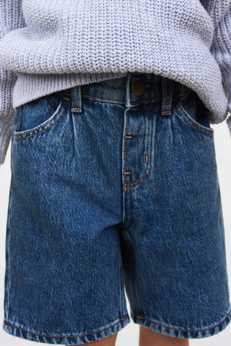 H&M Knee-length denim shorts