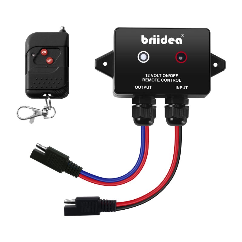 Briidea 12 Volt Wireless Remote Control Switch for Agricultural Sprayers, Spray Pumps, IP67 Waterproof - Image 1