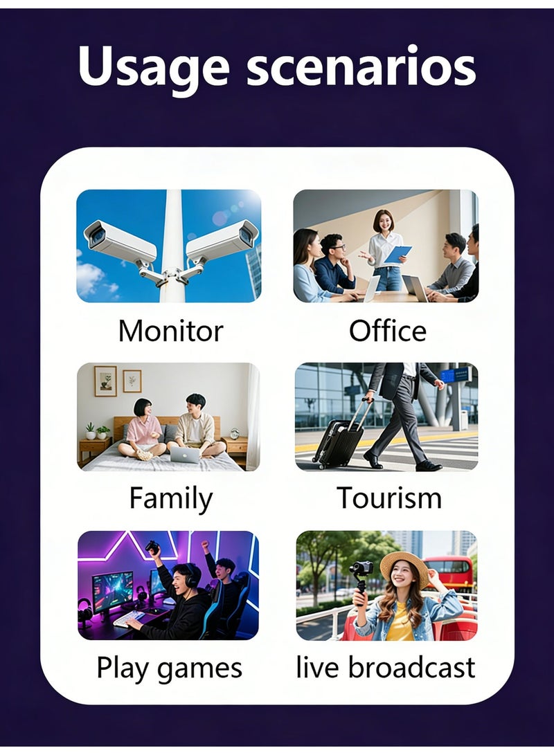 كلوزيلي راوتر واي فاي محمول 4G، Pocket WiFi، راوتر CPE، راوتر 5G بشريحة SIM، WiFi 6، مودم LTE، توصيل وتشغيل فوري، شاشة عرض التاريخ والبطارية، بطارية 3000mAh، اتصال WPS بلمسة واحدة، تشفير WPA/WPA2، إشارة قوية وتغطية واسعة، يدعم حتى 12 جهاز، مناسب للمنزل والسفر (أصفر) - Image 5