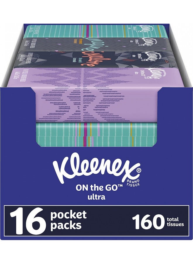 Kleenex كلينكس 16 حزمة جيب (10 في الحزمة)، أبيض، صندوق - Image 1