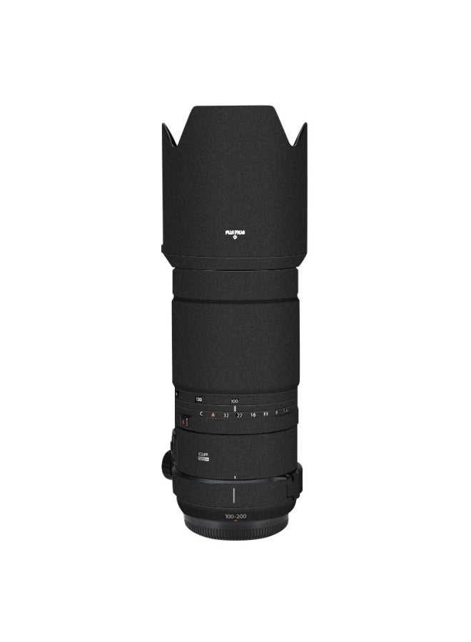 Loquat Walking Donkey Is Suitable For Fuji GF100-200 F5.6_lens Protection Film Color Skin Sticker Full Package-Color:Snow Camouflage - Image 5