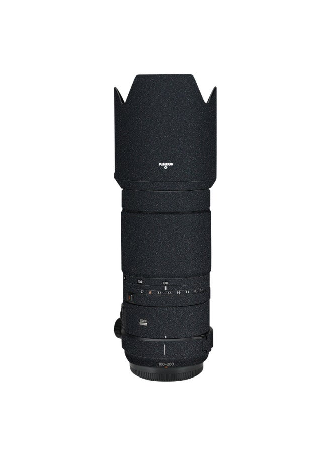 Loquat Walking Donkey Is Suitable For Fuji GF100-200 F5.6_lens Protection Film Color Skin Sticker Full Package-Color:Snow Camouflage - Image 2