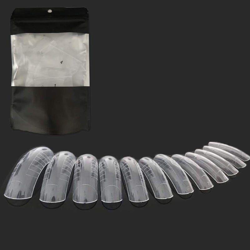 Liffly 120PCS Dual Forms Nail Mold 12 Size with Scale Gift - Image 1