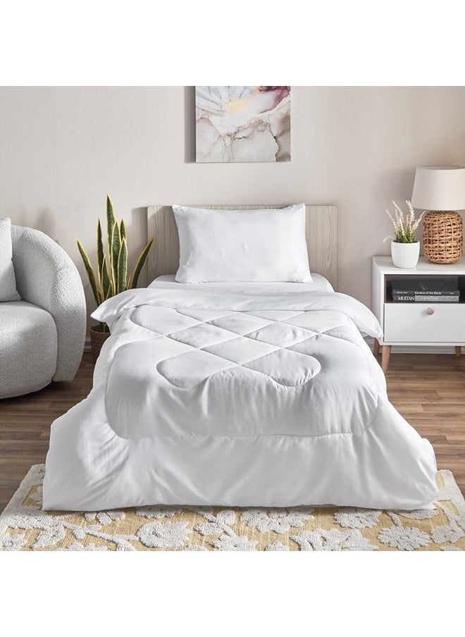 Home Box Andorra 3-Piece Microfiber Single BIAB Comforter Set 220x135 cm  - Image 2