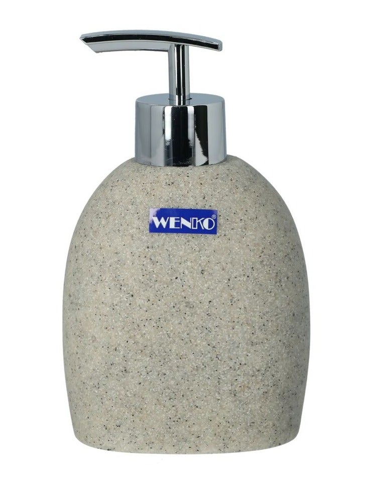 وينكو موزع الصابون باللون الرمادي الفاتح والفضي - Image 1