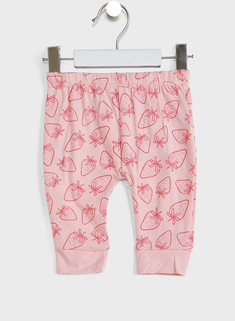 lily and jack Infant Essential Bodysuit & Trousers With Sneakers
