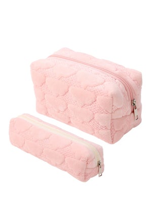 SYOSI, Makeup Bag for Travel, Fuzzy Cosmetic Pouch, Pencil Case for Women, Plush Makeup Brushes Storage Zipper Toiletry Bag for Organizing - pzsku/ZBD3708223545169174CFZ/45/_/1695642584/a855252c-2e44-4ffd-8bf6-a085417d93a4