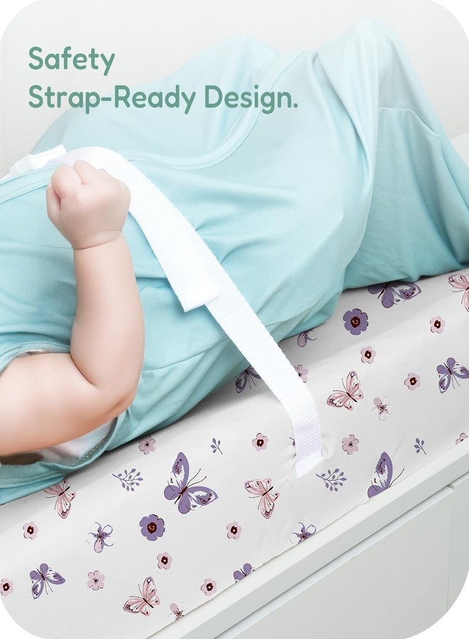 TotChill Extra Stretchy Changing Pad Cover, Ultra Soft Premium Jersey Knit Changing Pad Sheets, Unisex for Boys Girls, Fits All Standard Changing Tables/Dresser Tops - 2 Pack - Image 4