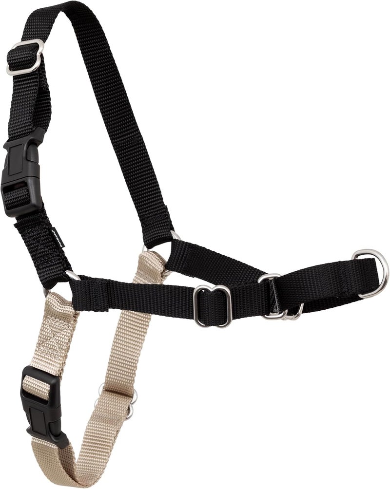 PetSafe Easy Walk Harness for Dogs, Small Size, Black/Silver - Image 1