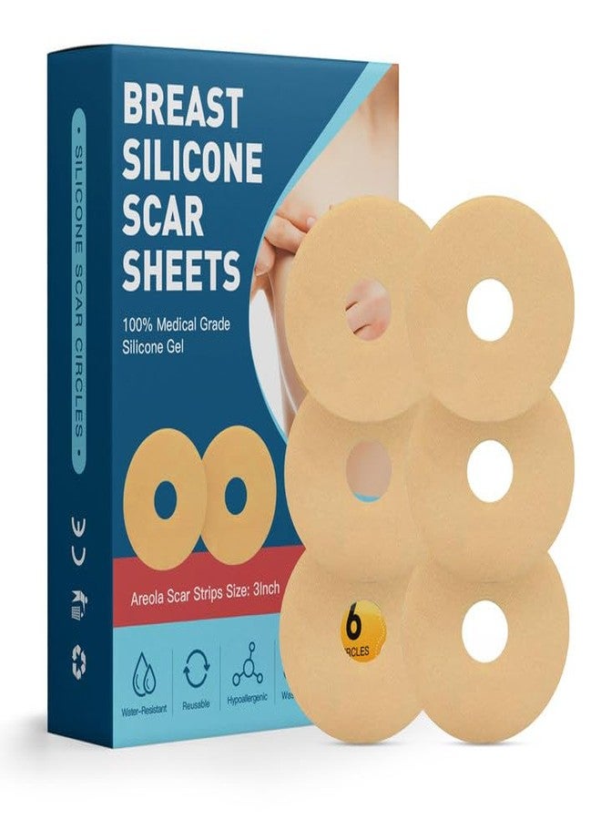 Nubical 6 Pack Silicone Scar Removal Sheets for Breast - Breast Silicone Scar Sheets Tape - Breast Reduction After Surgery for Scars, Breast Augmentation Post Surgery Supplies for Scar Treatment (blue - Image 1